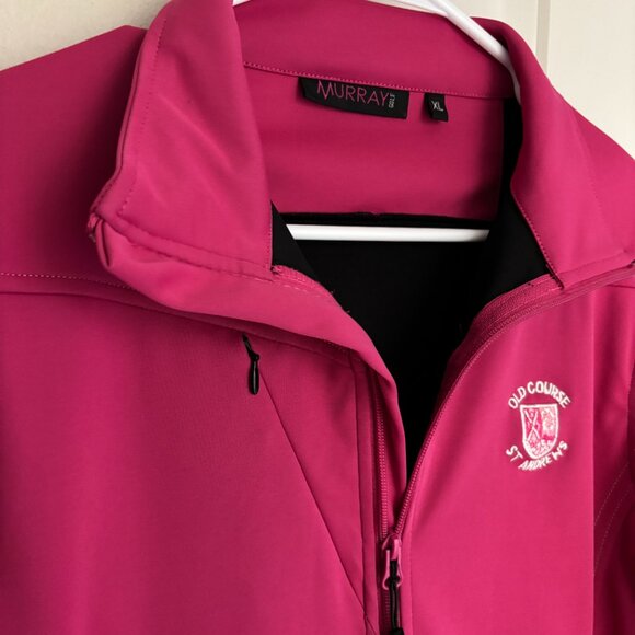 Women's Murray Golf St. Andrew's Old Course Zip-Up Midlayer Jacket Outerwear XL - Picture 4 of 14